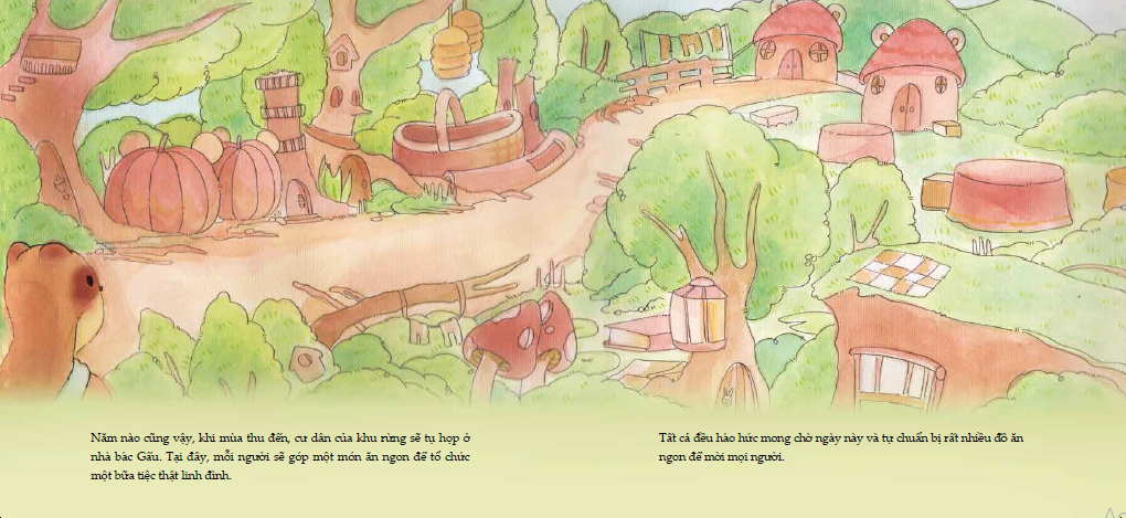 ehon - mọt sách mogu - mật ong và cà phê (từ 3 tuổi trở lên) - Ảnh 3