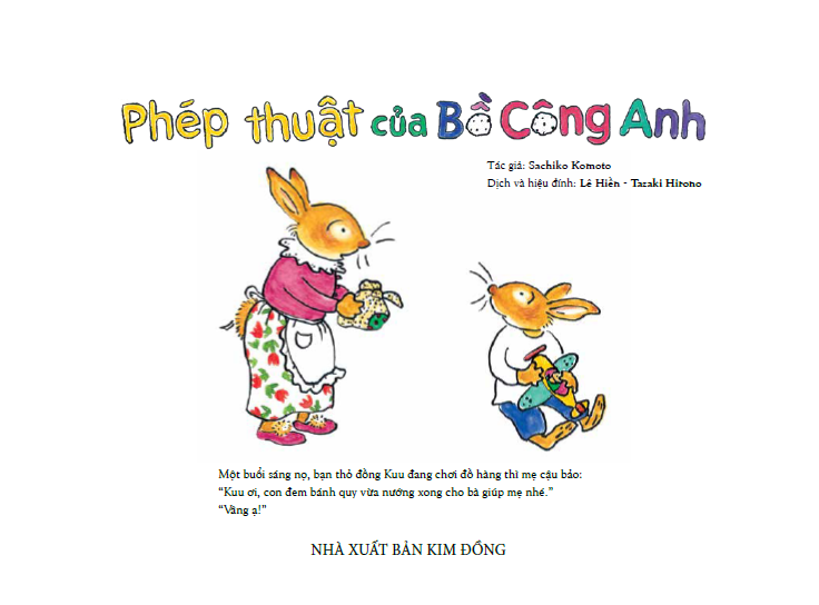 ehon - mọt sách mogu - phép thuật của bồ công anh (từ 3 - 6 tuổi) - Ảnh 3