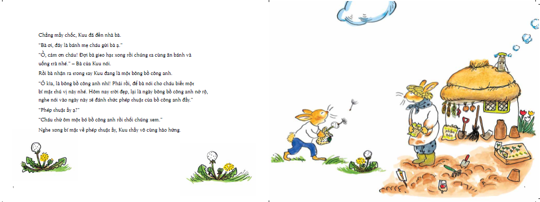 ehon - mọt sách mogu - phép thuật của bồ công anh (từ 3 - 6 tuổi) - Ảnh 5