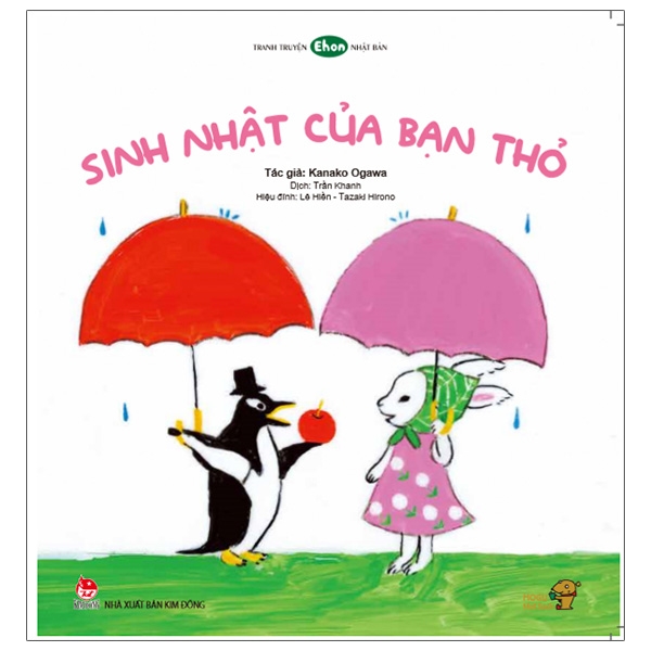 ehon - mọt sách mogu - sinh nhật của bạn thỏ (từ 1 - 6 tuổi)