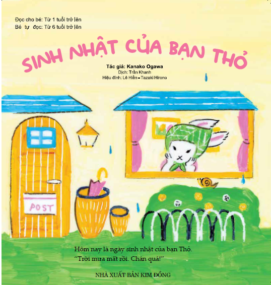 ehon - mọt sách mogu - sinh nhật của bạn thỏ (từ 1 - 6 tuổi) - Ảnh 3