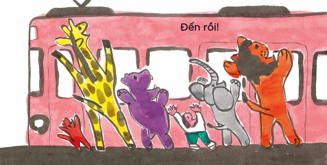 ehon - mọt sách mogu - tàu điện có đến không nhỉ? (từ 0 - 6 tuổi) - Ảnh 4