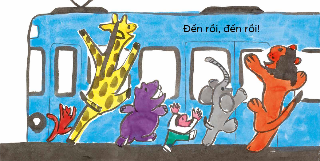 ehon - mọt sách mogu - tàu điện có đến không nhỉ? (từ 0 - 6 tuổi) - Ảnh 7