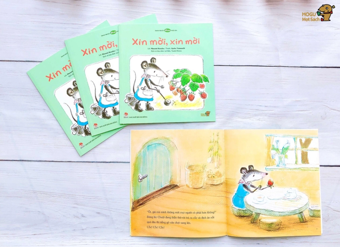 ehon - mọt sách mogu - xin mời, xin mời (từ 0 - 6 tuổi) - Ảnh 6