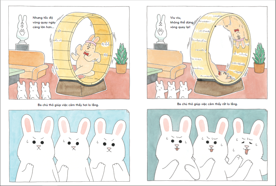 ehon nhật bản - chiến lược giảm cân của thỏ don ussa (dành cho trẻ từ 3 tuổi trở lên) - Ảnh 6