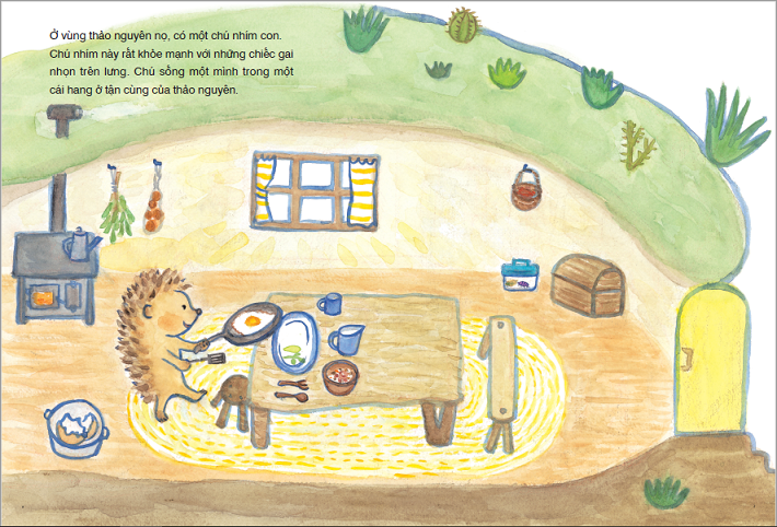 ehon nhật bản - chuyện của nhím con - Ảnh 4