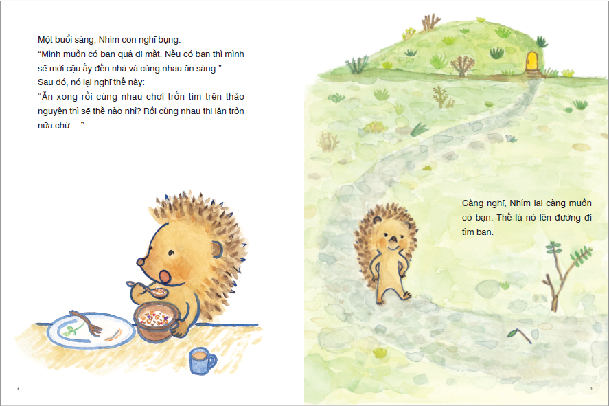 ehon nhật bản - chuyện của nhím con - Ảnh 6