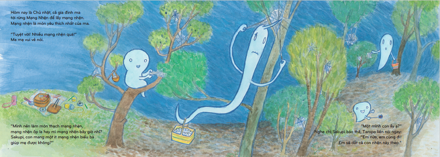 ehon nhật bản - chuyện của sakupi và taropo: bé ma giúp mẹ - Ảnh 4