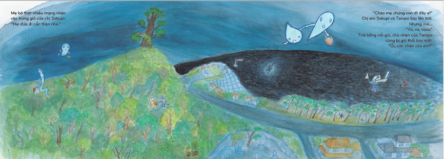 ehon nhật bản - chuyện của sakupi và taropo: bé ma giúp mẹ - Ảnh 5