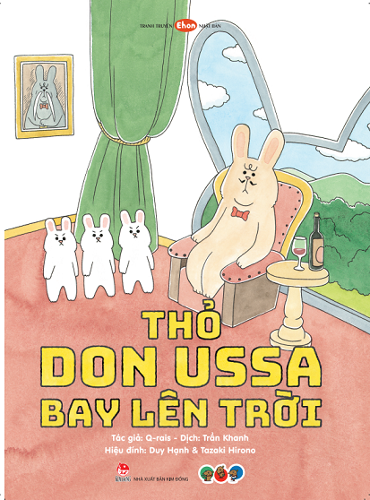 ehon nhật bản - thỏ don ussa bay lên trời (dành cho trẻ từ 3 tuổi trở lên) - Ảnh 2