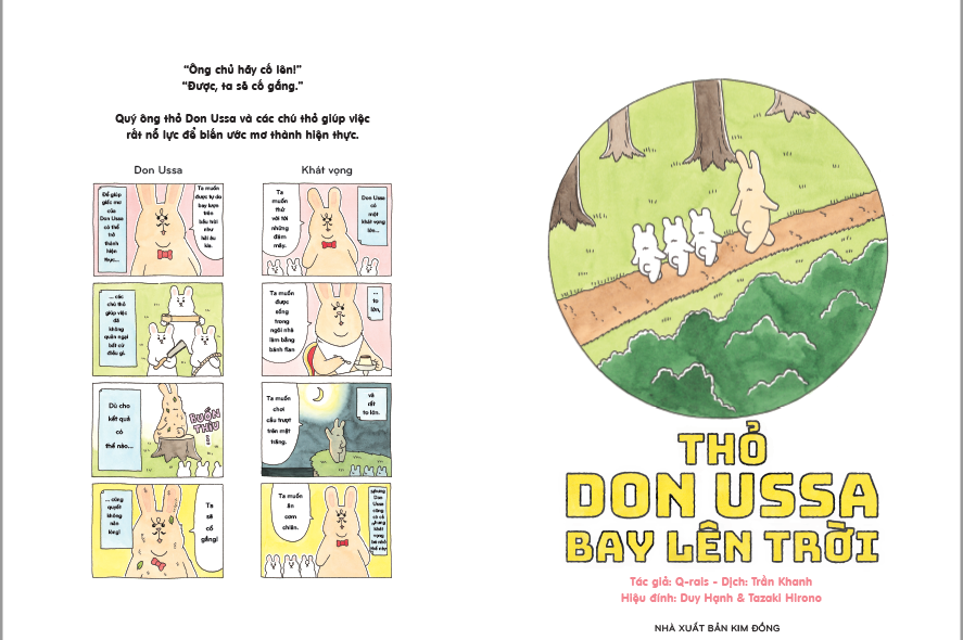 ehon nhật bản - thỏ don ussa bay lên trời (dành cho trẻ từ 3 tuổi trở lên) - Ảnh 3