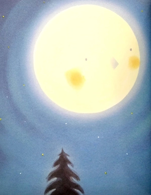 ehon nhật bản - tranh truyện chiếc mũ của ông trăng - Ảnh 5