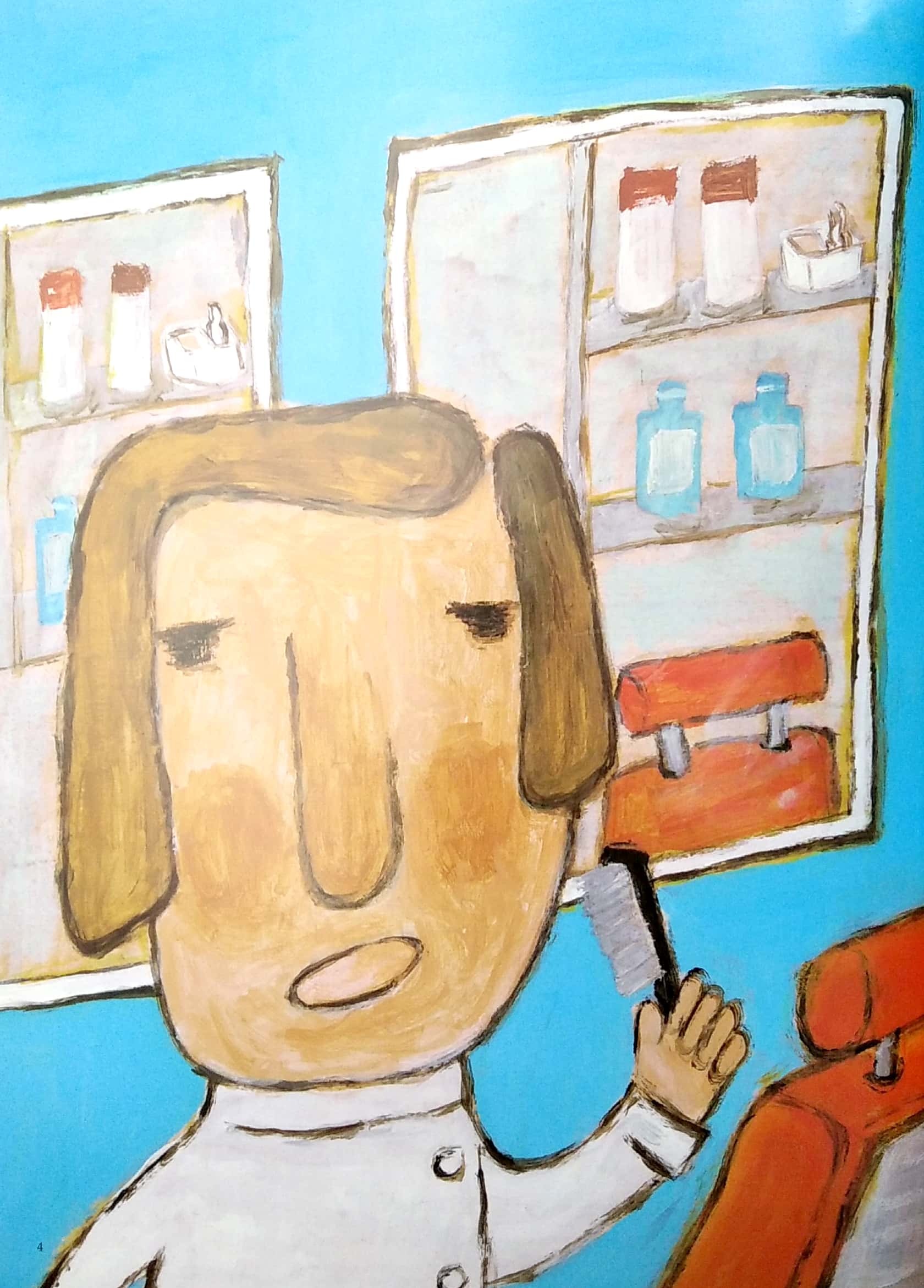 ehon nhật bản - tranh truyện chú thợ cắt tóc xoẹt xoẹt - Ảnh 6