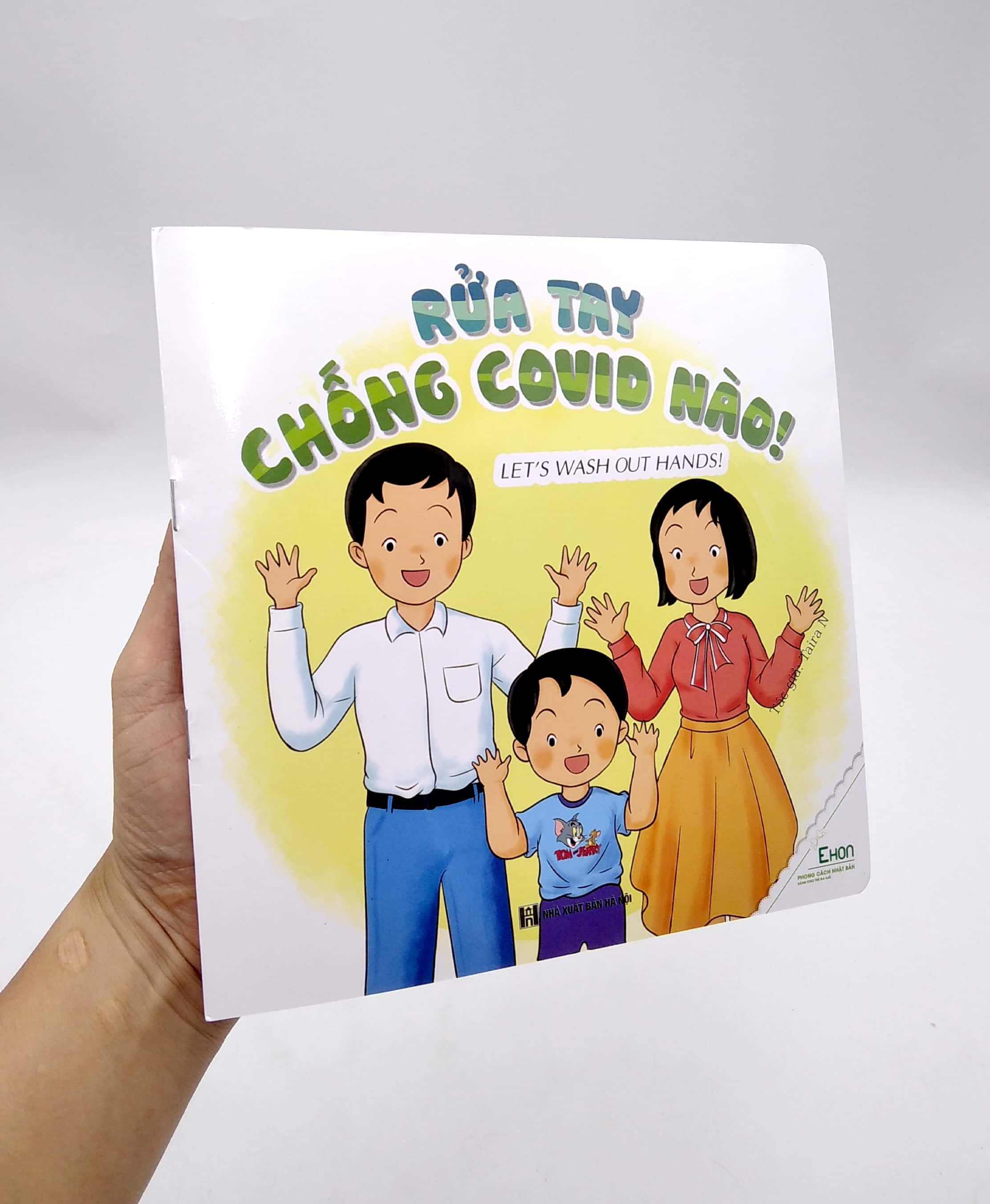 ehon - rửa tay chống covid nào! - let's wash out hands! (dành cho trẻ từ 0-6 tuổi) - Ảnh 7