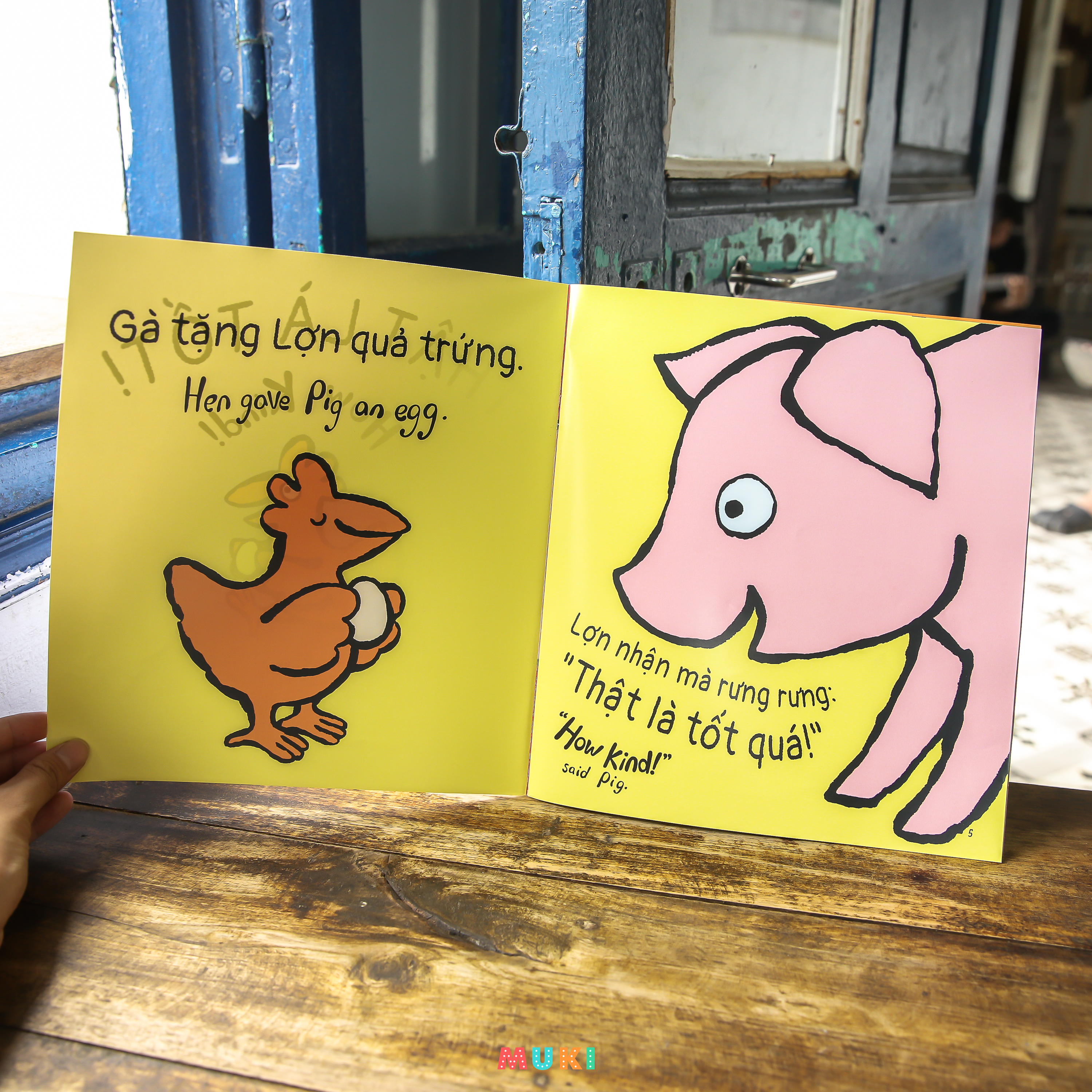 ehon song ngữ anh - việt - thật là tốt! - how kind! (từ 1 - 6 tuổi) - Ảnh 3