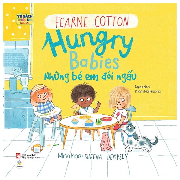 ehon song ngữ - những em bé đói ngấu - hungry babies (từ 2 tuổi) - Ảnh 2