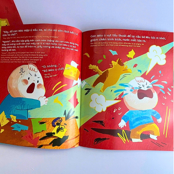 ehon song ngữ - số đặc biệt - lì xì tết - tet's lucky money - Ảnh 7