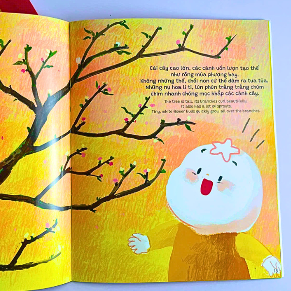 ehon song ngữ - số đặc biệt - ngày tết vui tưng bừng - happy tet holiday - Ảnh 8