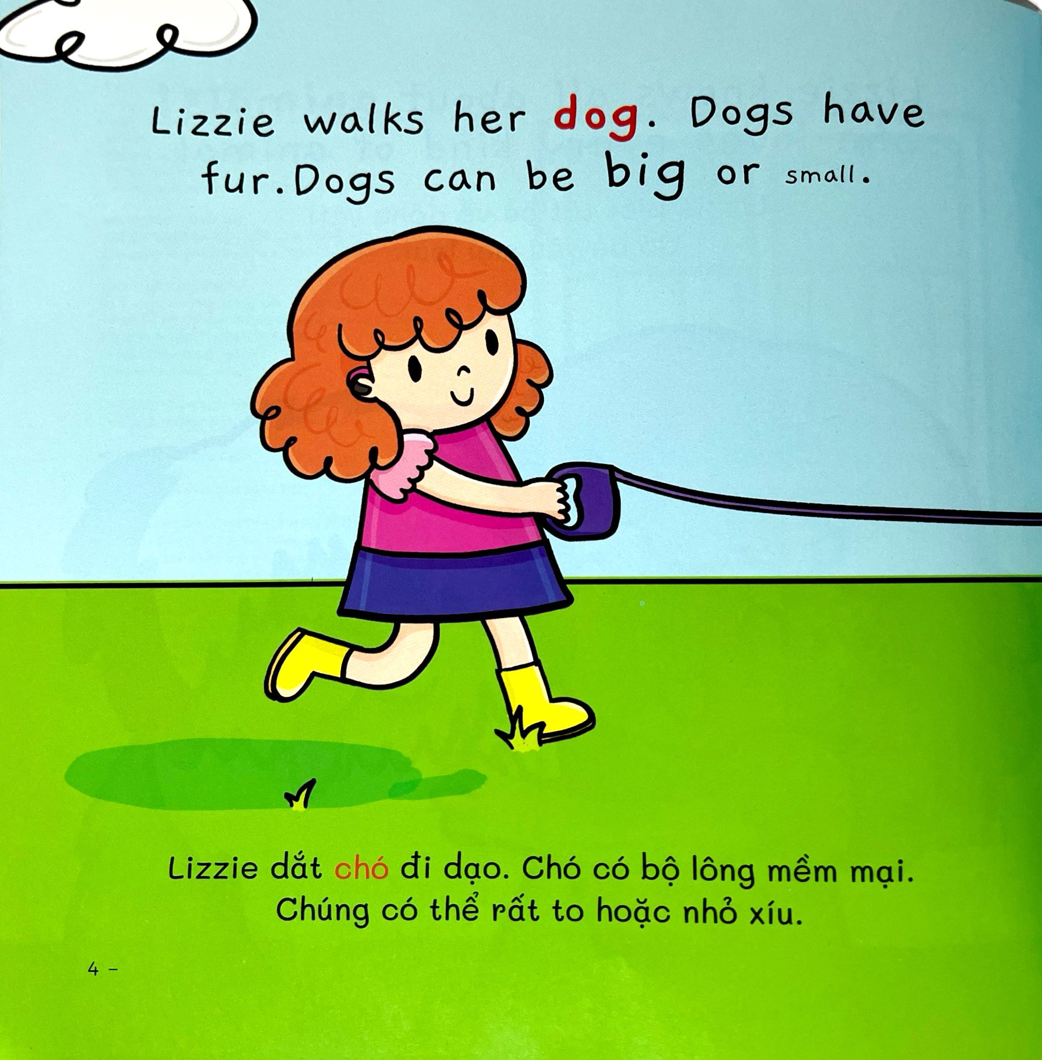 ehon song ngữ việt-anh - my world - thế giới quanh em - animals - các loài động vật - Ảnh 4