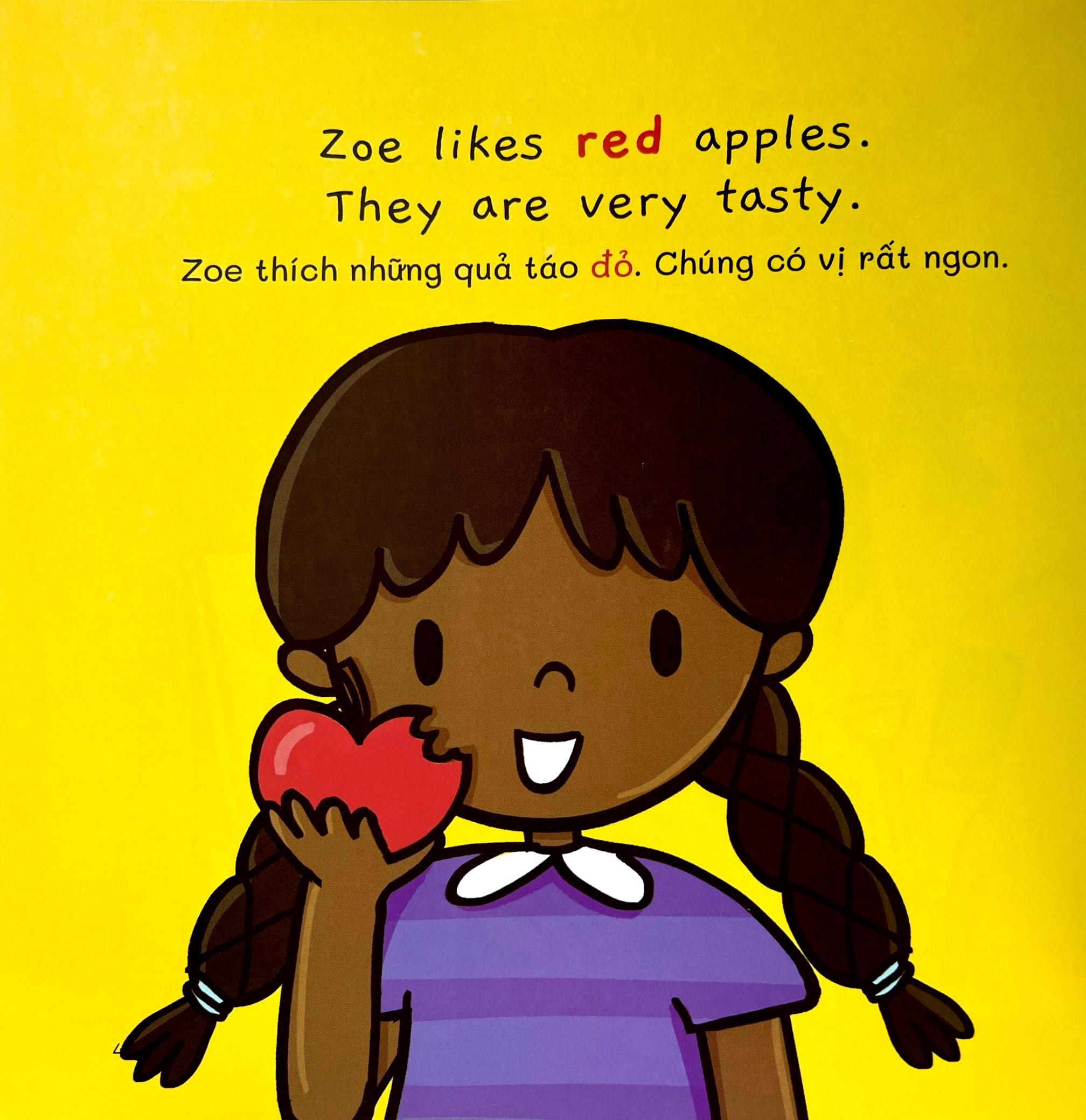 ehon song ngữ việt-anh - my world - thế giới quanh em - colours - sắc màu rực rỡ - Ảnh 4