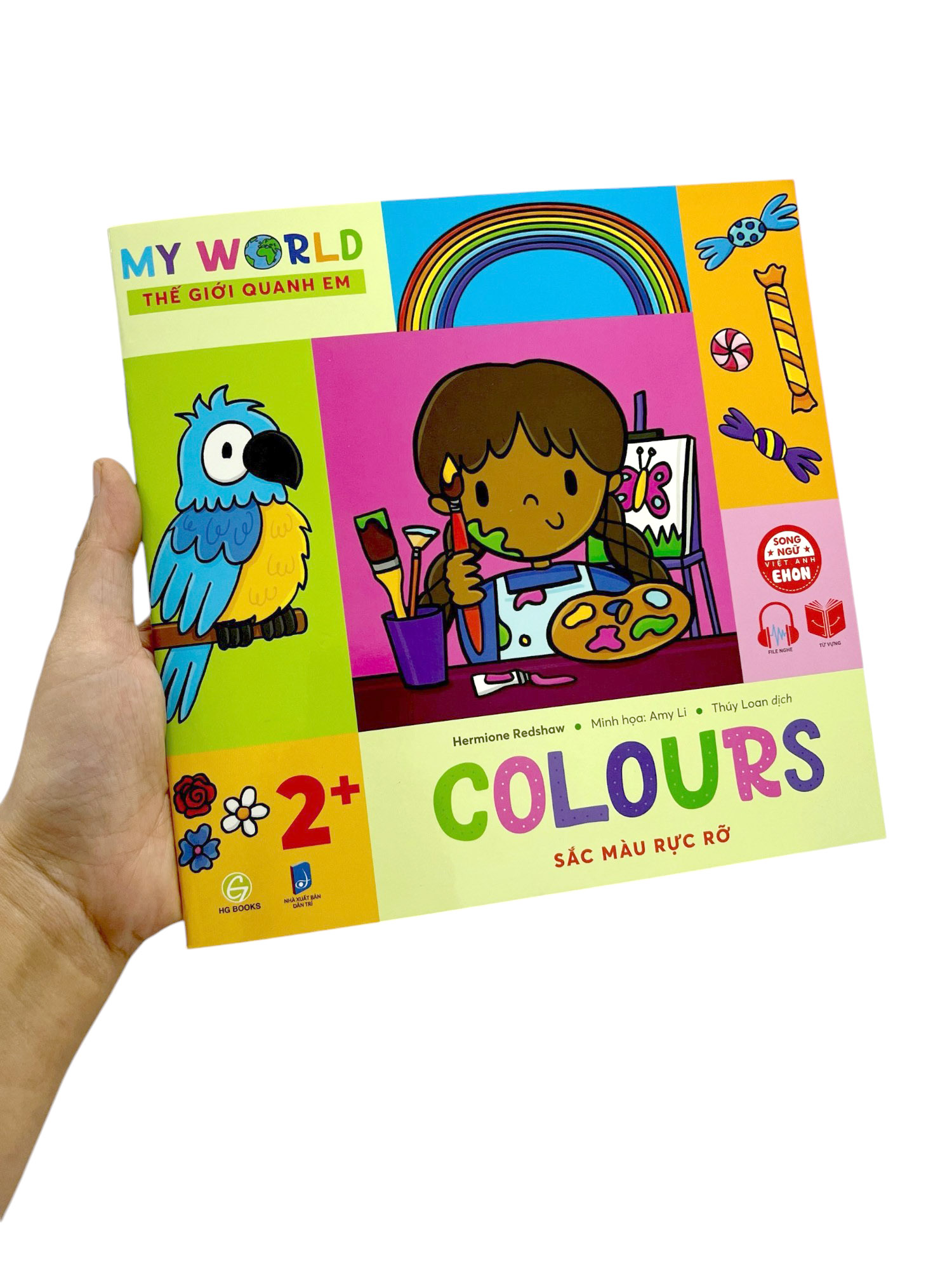 ehon song ngữ việt-anh - my world - thế giới quanh em - colours - sắc màu rực rỡ - Ảnh 7