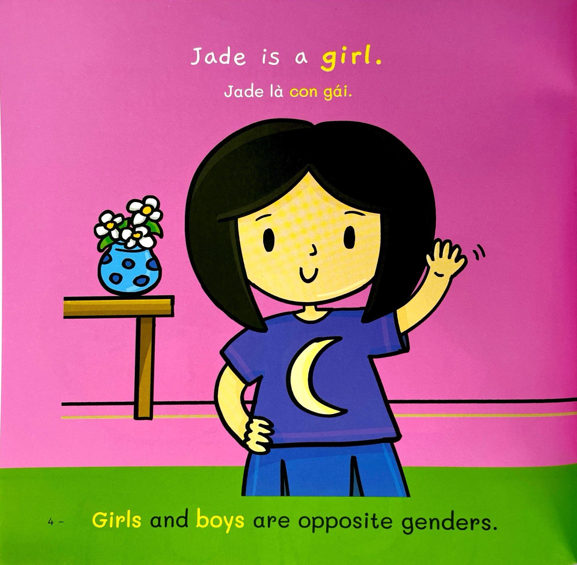 ehon song ngữ việt-anh - my world - thế giới quanh em - opposites - sự đối lập - Ảnh 4