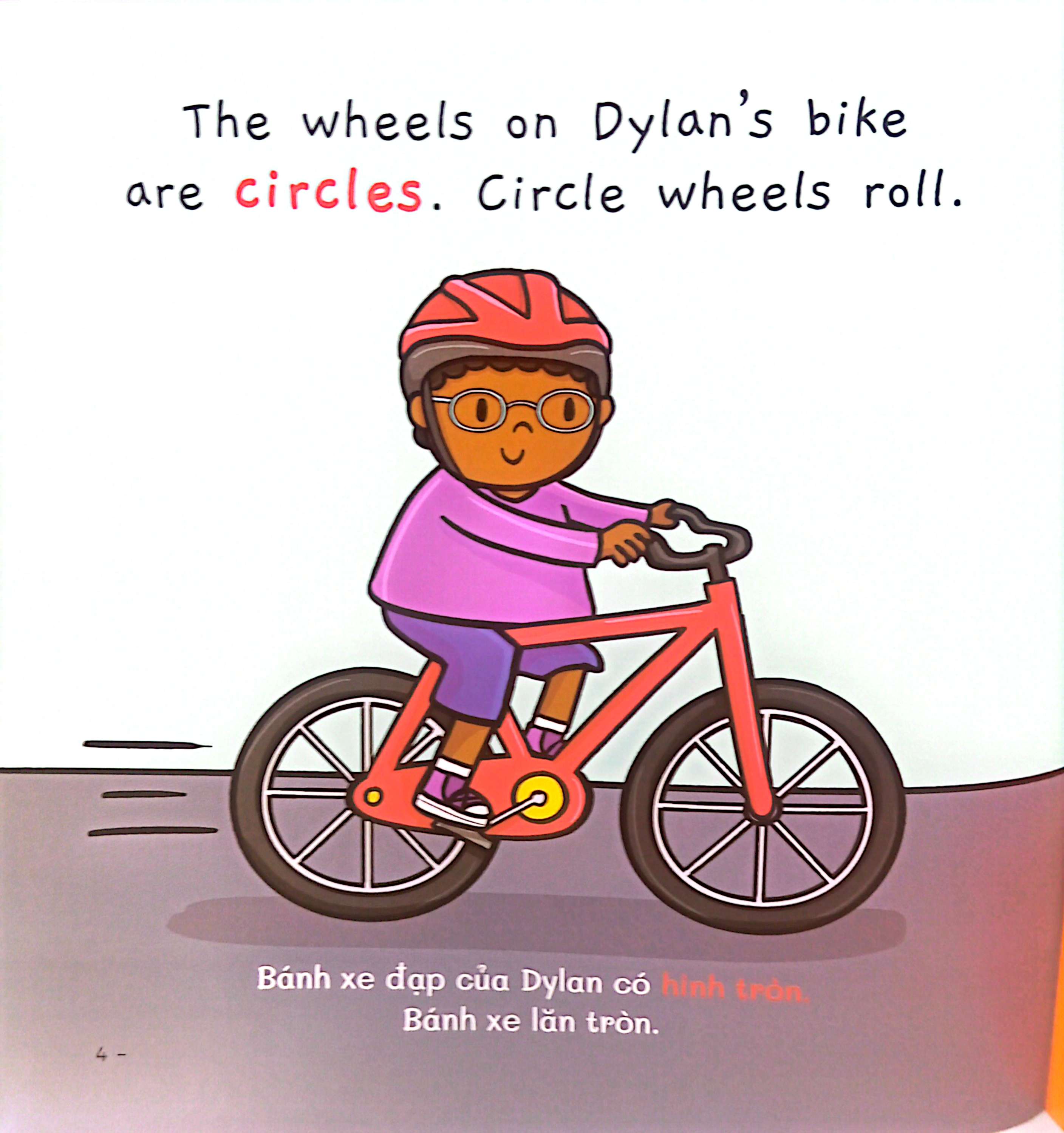 ehon song ngữ việt-anh - my world - thế giới quanh em - shapes - hình khối - Ảnh 4