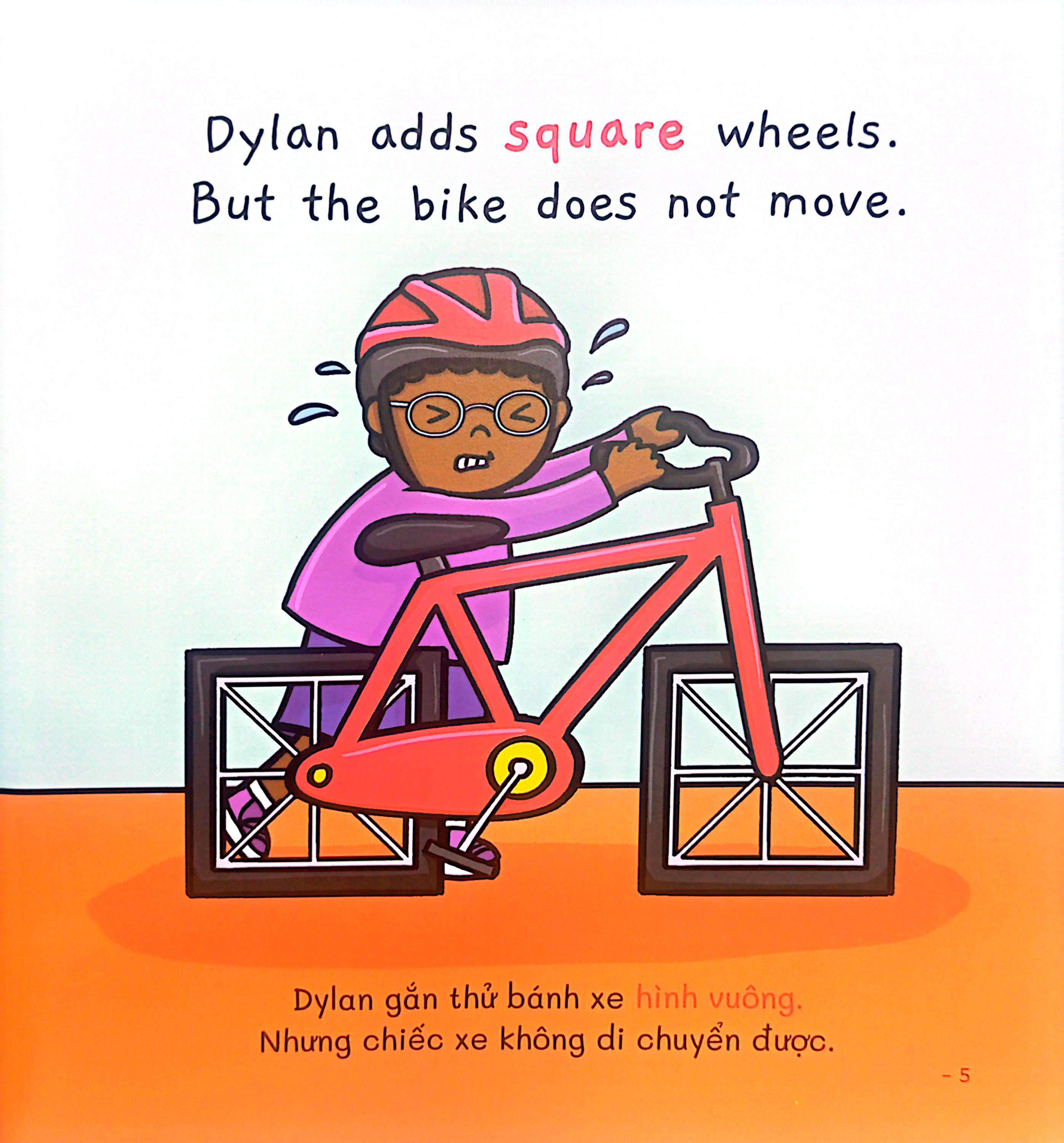 ehon song ngữ việt-anh - my world - thế giới quanh em - shapes - hình khối - Ảnh 5