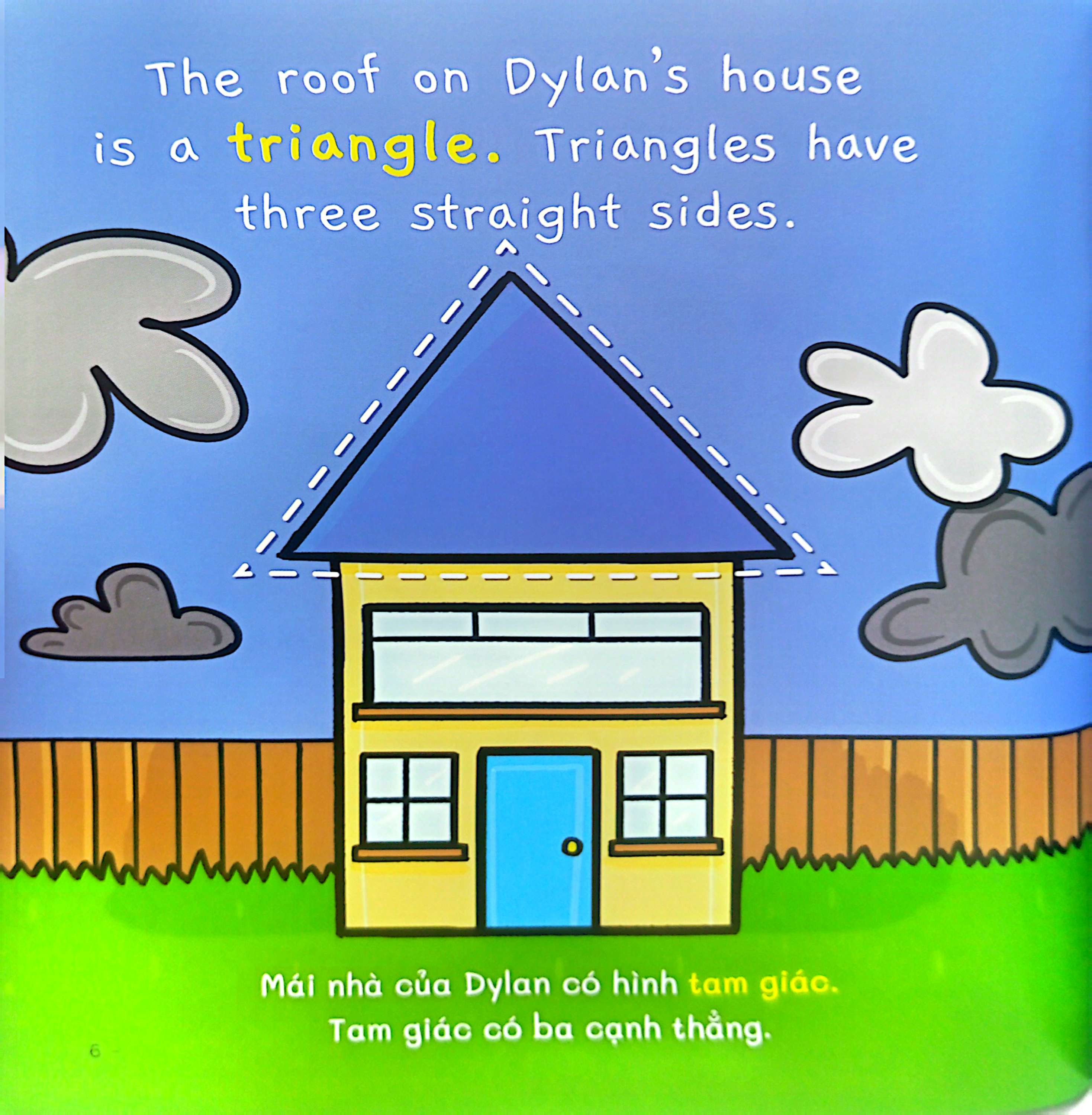 ehon song ngữ việt-anh - my world - thế giới quanh em - shapes - hình khối - Ảnh 6