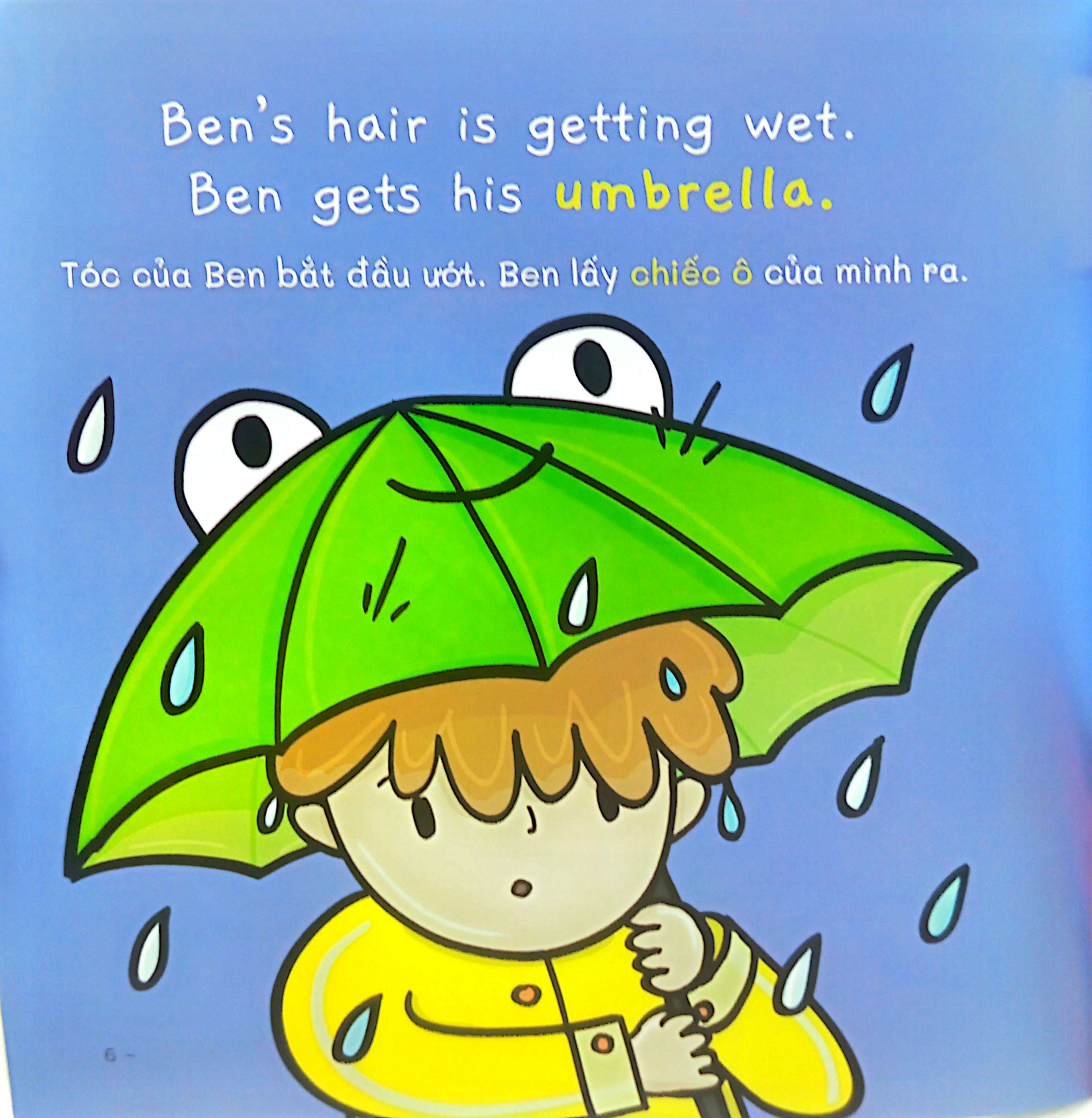 ehon song ngữ việt-anh - my world - thế giới quanh em - weather - thời tiết - Ảnh 6