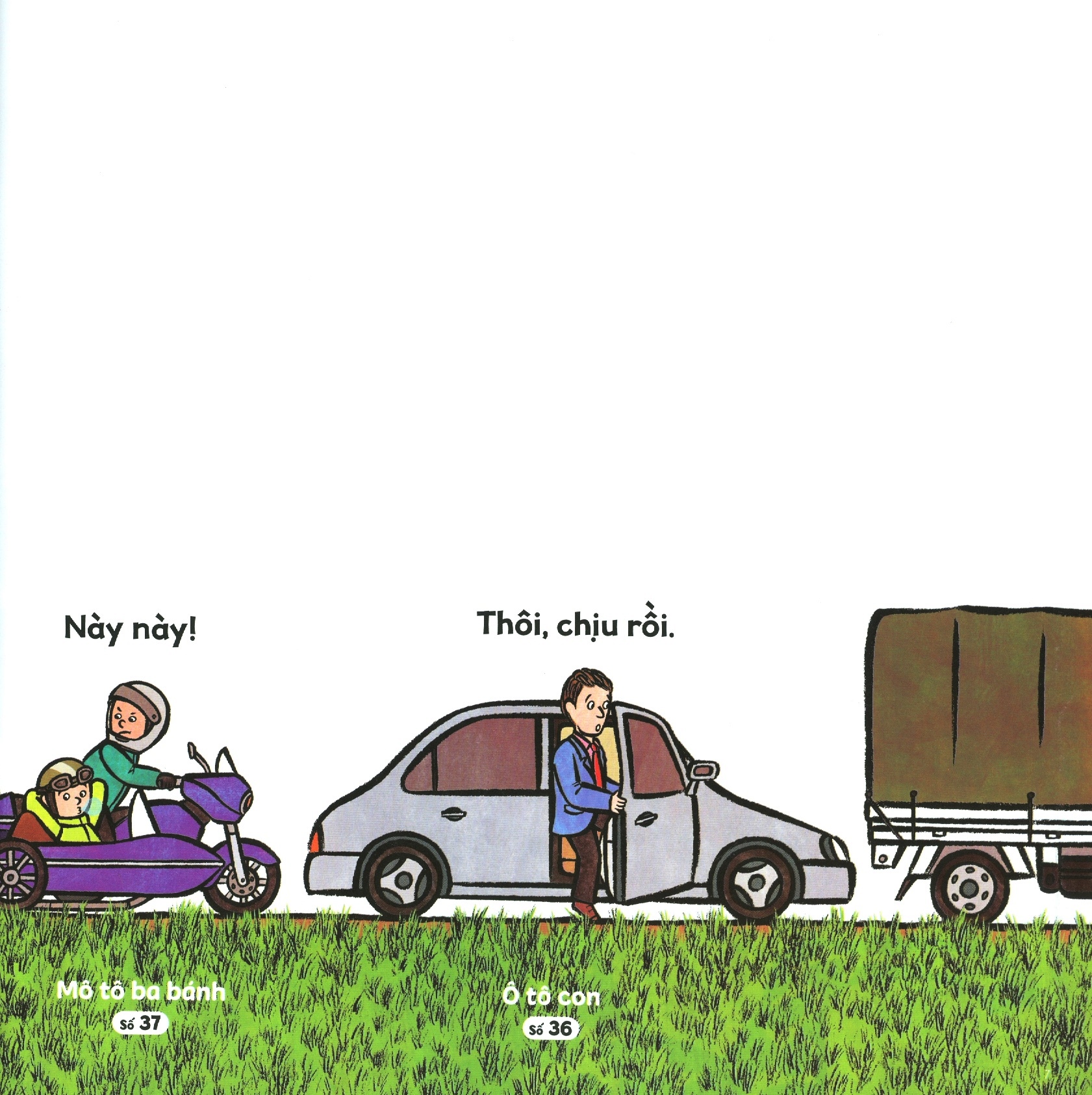 ehon thông minh cho trẻ mẫu giáo: kẹt xe lâu quá vậy? - Ảnh 6