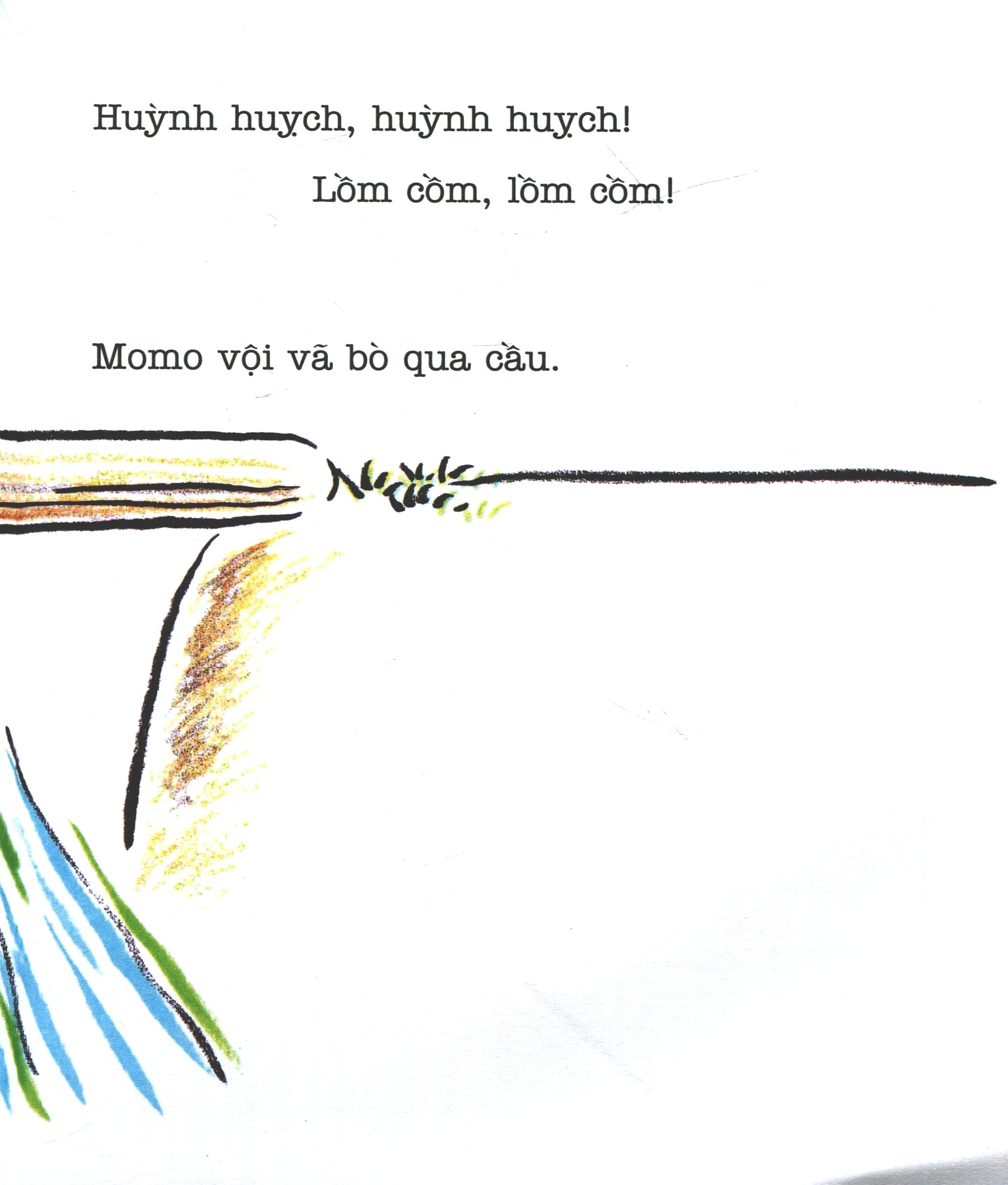 ehon thực phẩm cho tâm hồn - chơi cùng momo chú bé quả đào - momo đi đâu vội thế? (tái bản 2023) - Ảnh 5