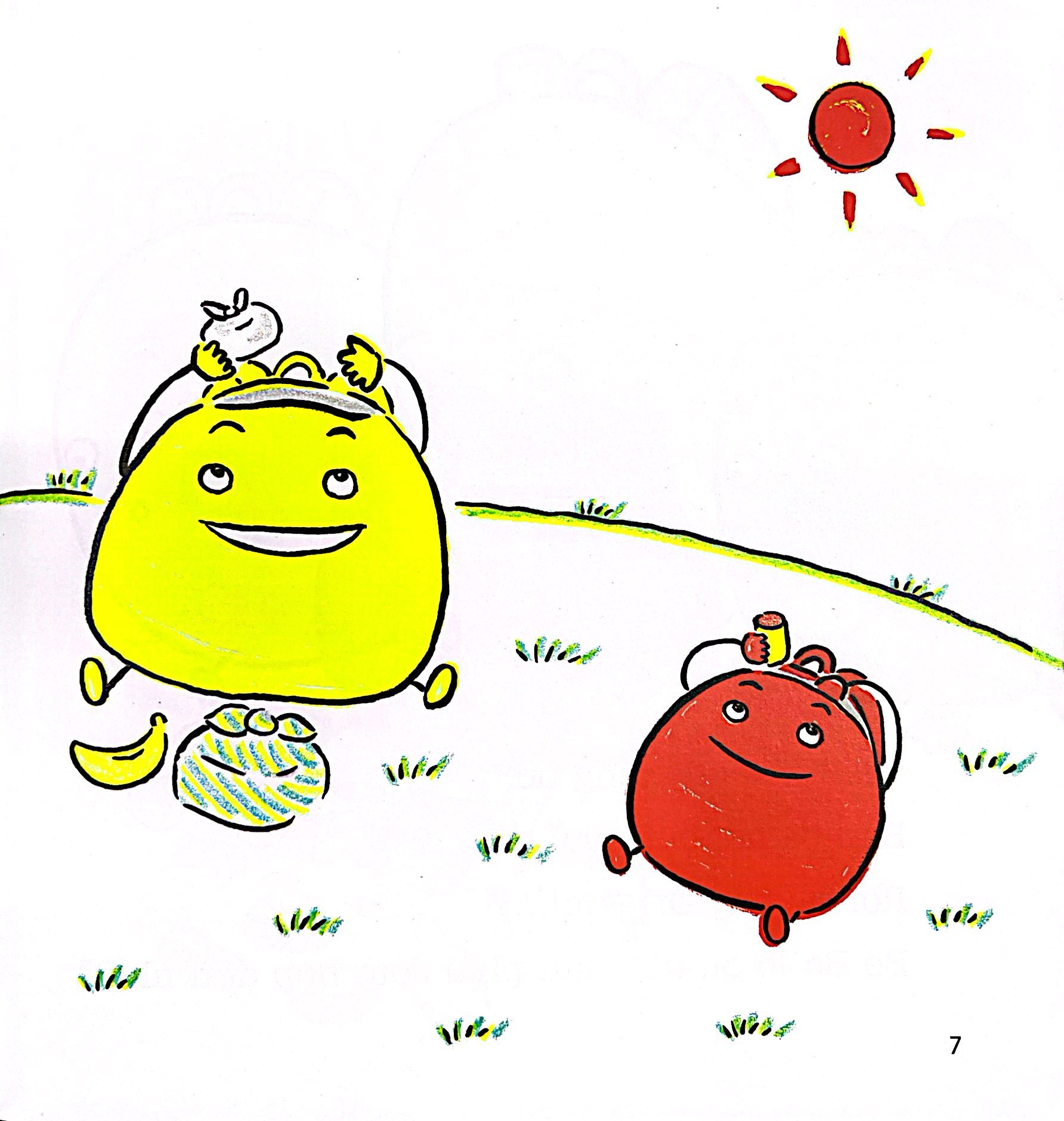 ehon thực phẩm tâm hồn cho bé - niềm vui mỗi ngày - ba lô đi picnic - Ảnh 6