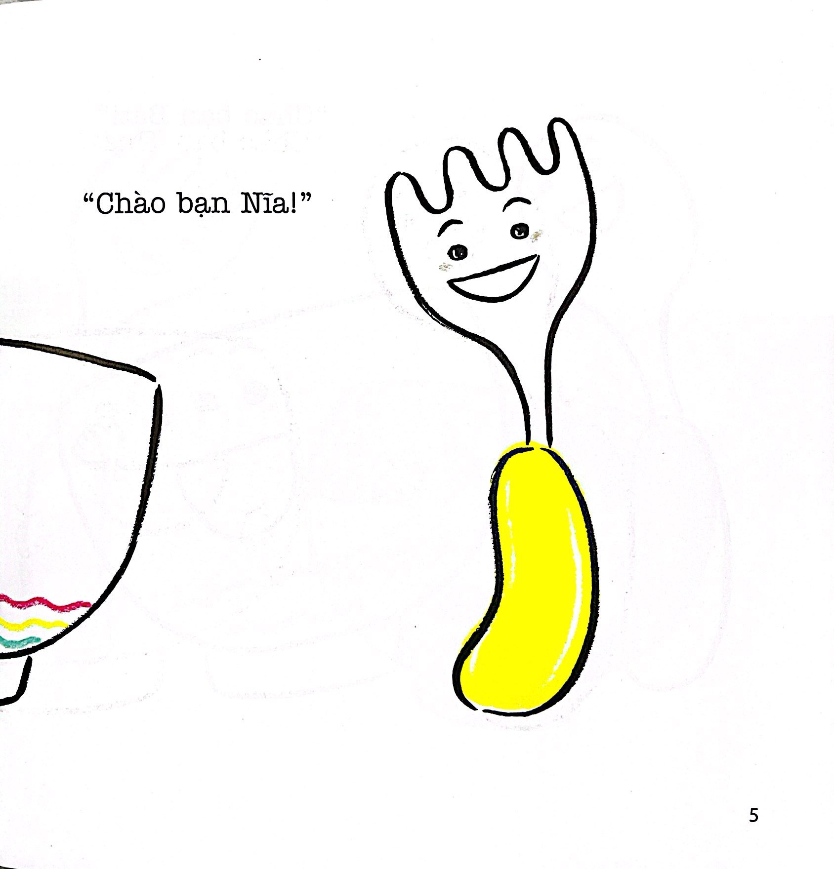 ehon thực phẩm tâm hồn cho bé - niềm vui mỗi ngày - bát xinh vui vẻ - Ảnh 4