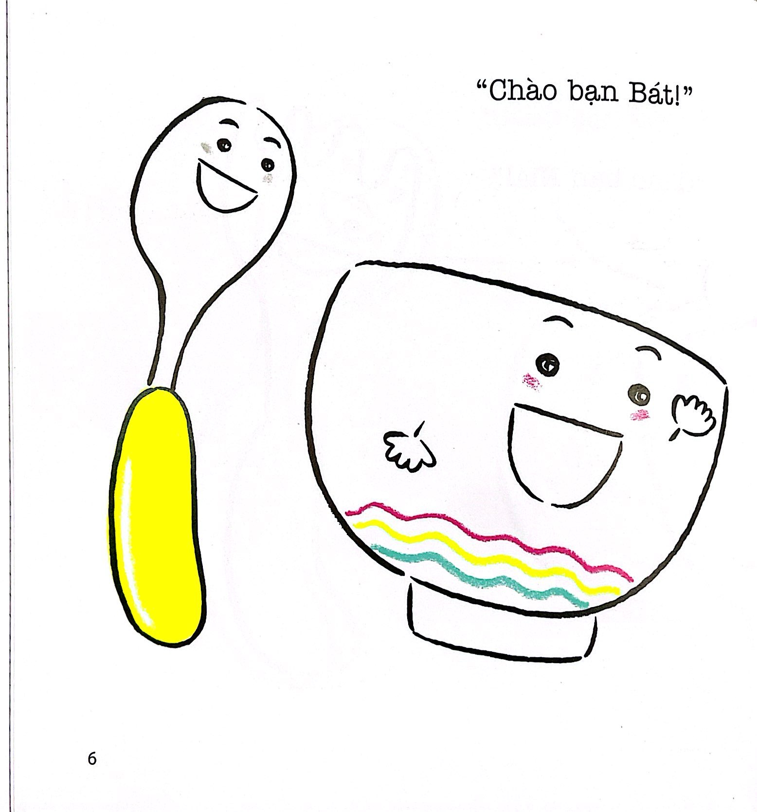 ehon thực phẩm tâm hồn cho bé - niềm vui mỗi ngày - bát xinh vui vẻ - Ảnh 5