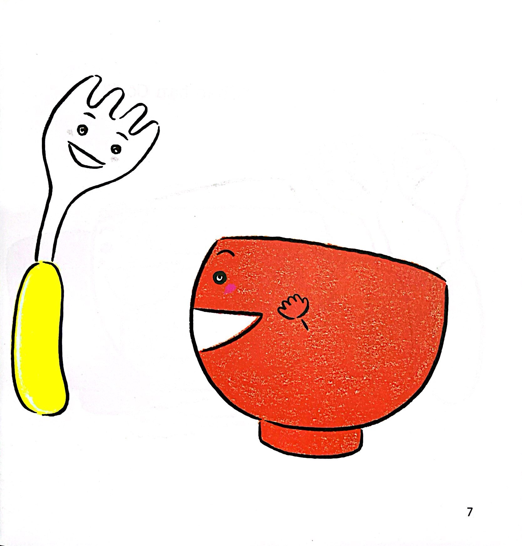 ehon thực phẩm tâm hồn cho bé - niềm vui mỗi ngày - bát xinh vui vẻ - Ảnh 6