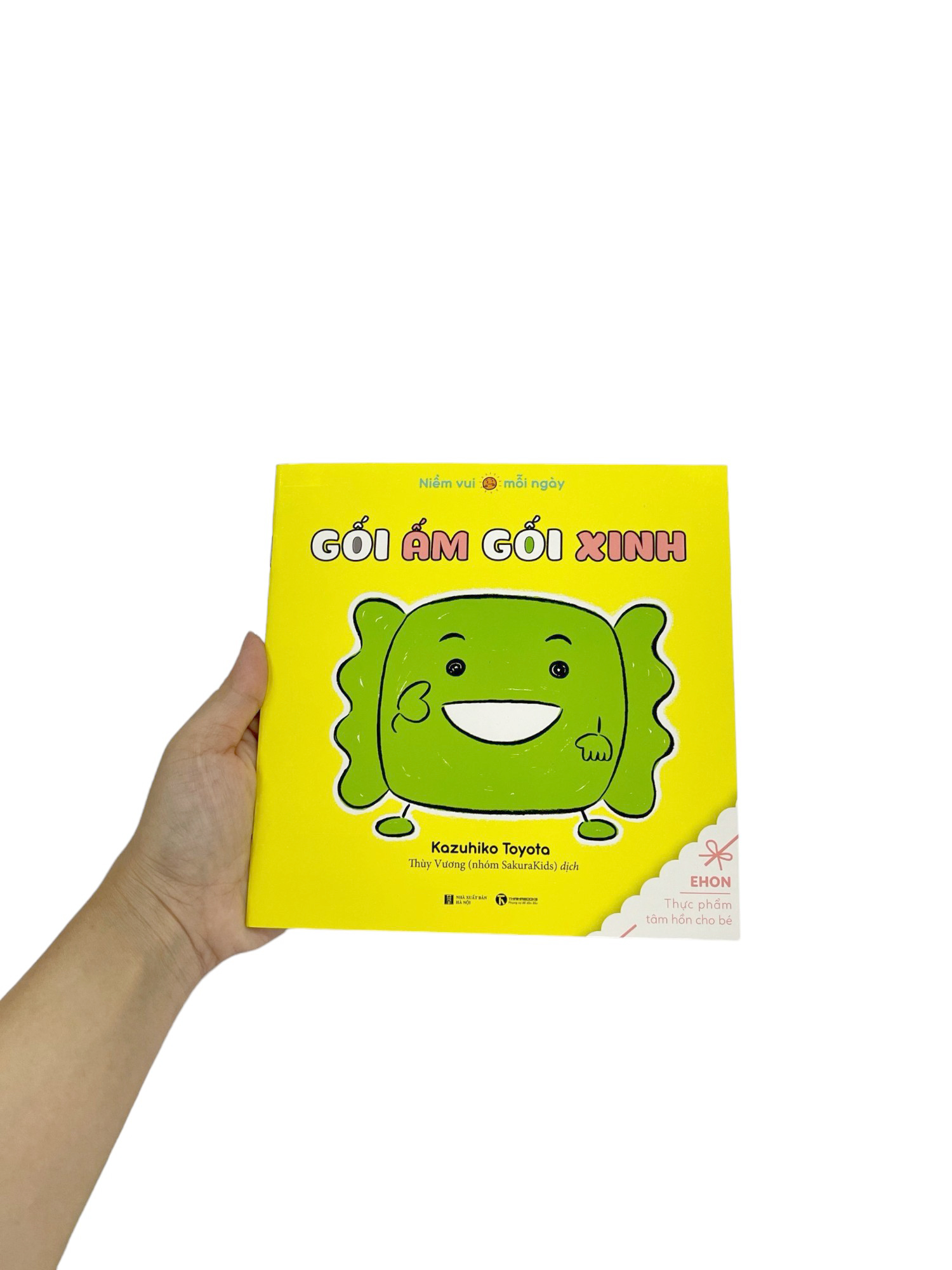 ehon thực phẩm tâm hồn cho bé - niềm vui mỗi ngày - gối ấm gối xinh - Ảnh 9