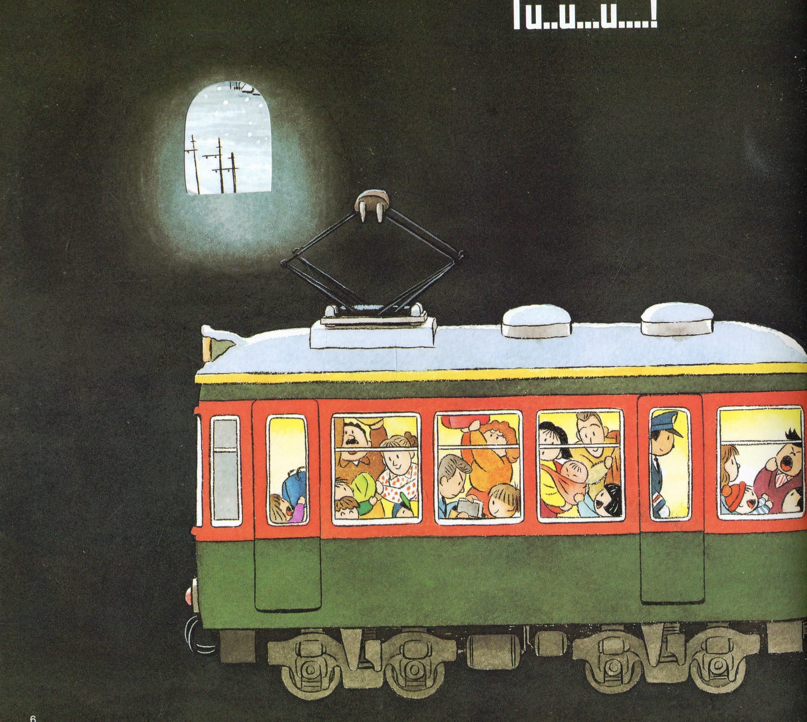 ehon - thực phẩm tâm hồn cho bé - tàu điện di chuyển nào (tái bản 2021) - Ảnh 5