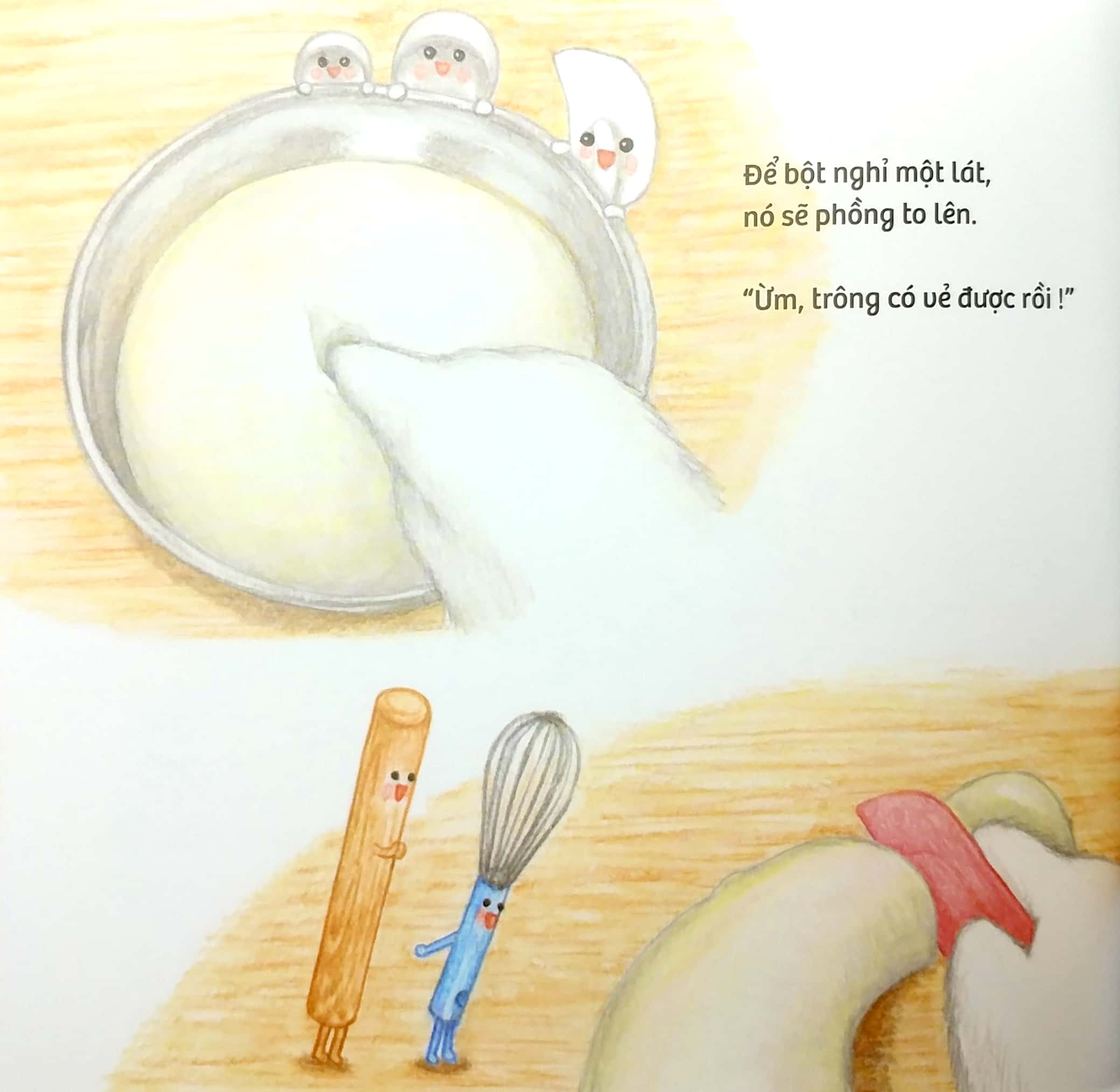 ehon - tiệm bánh động vật - cùng làm bánh nào! - Ảnh 5