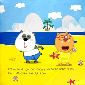 ehon wolfoo - ai đánh cắp lâu đài cát của tớ - Ảnh 6