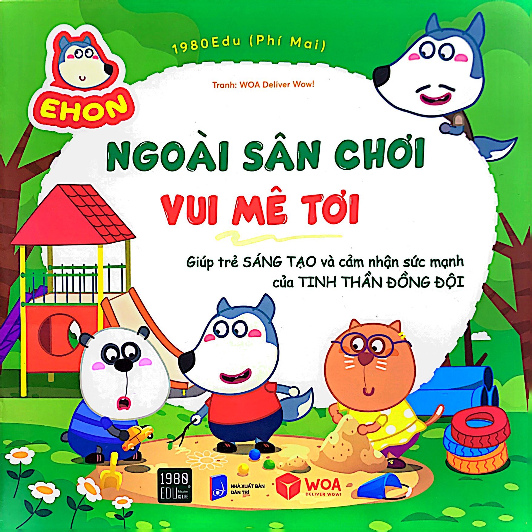 ehon wolfoo - ngoài sân chơi vui mê tơi - Ảnh 2