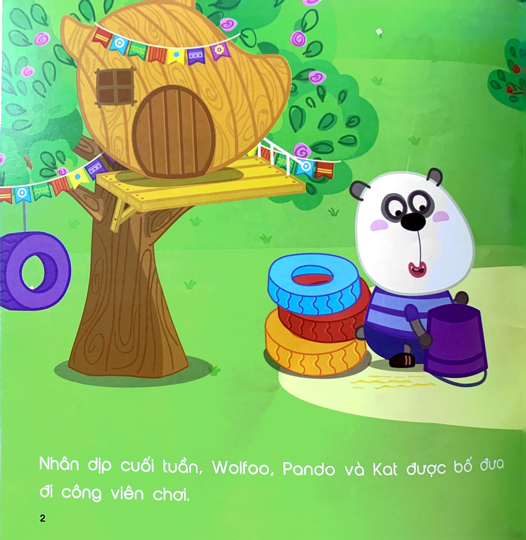 ehon wolfoo - ngoài sân chơi vui mê tơi - Ảnh 3
