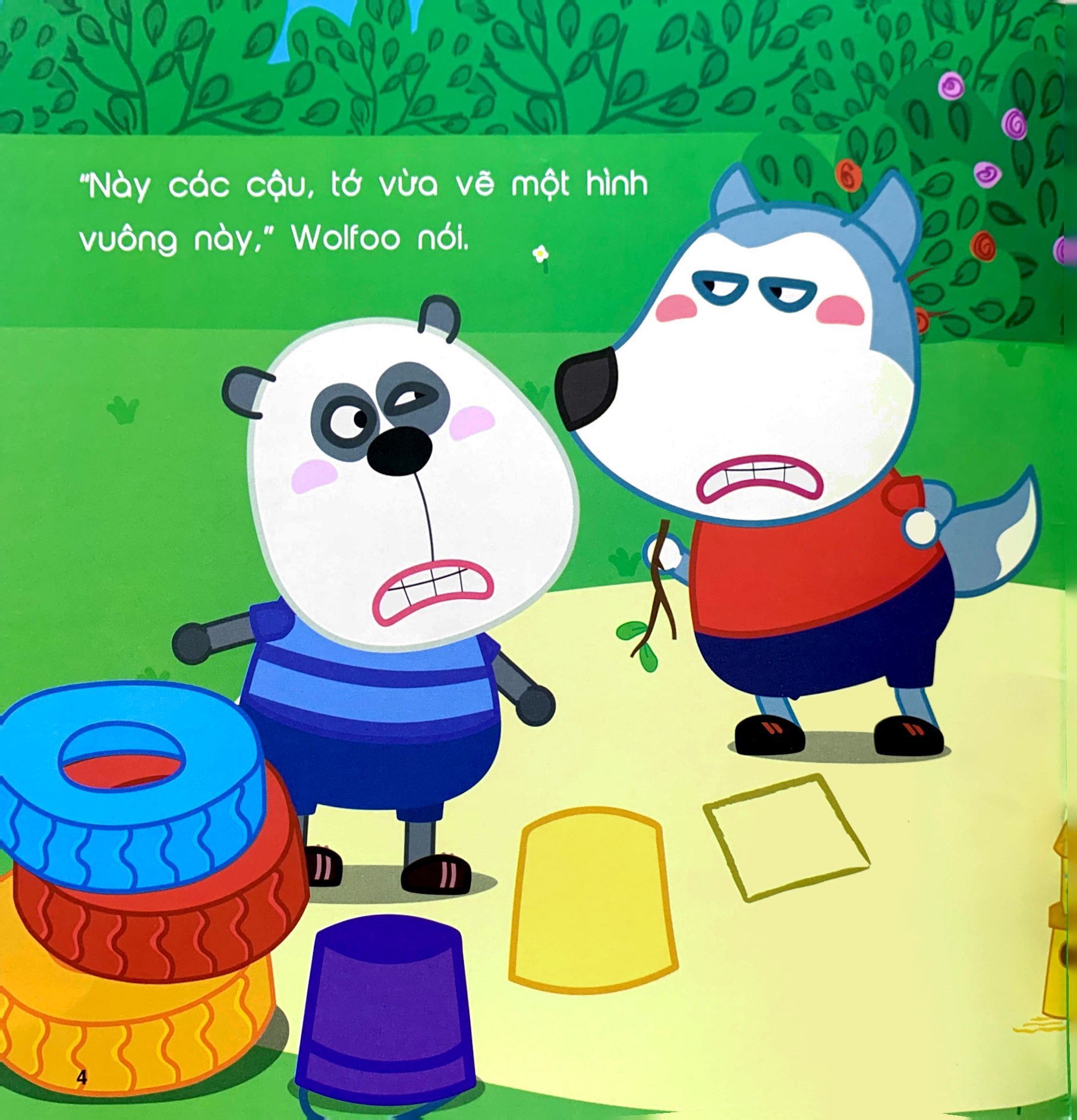 ehon wolfoo - ngoài sân chơi vui mê tơi - Ảnh 5