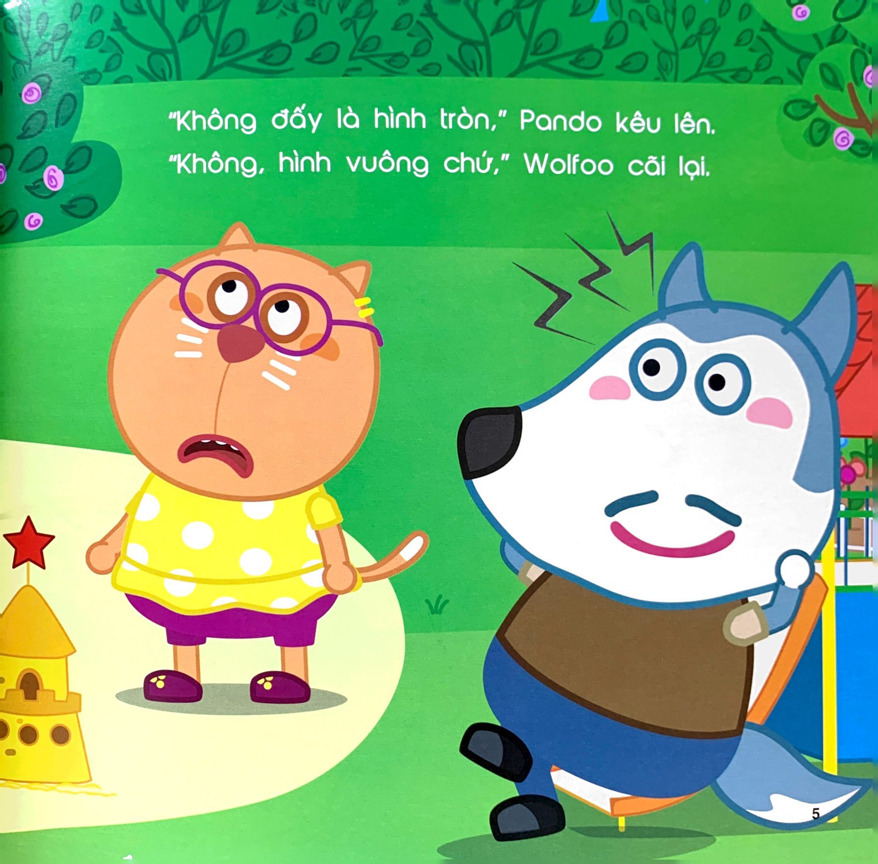 ehon wolfoo - ngoài sân chơi vui mê tơi - Ảnh 6