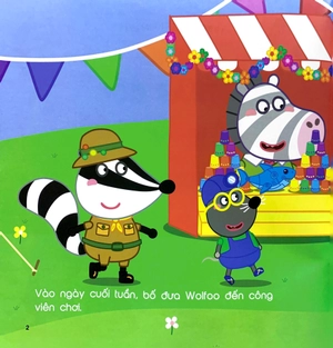 ehon wolfoo - tháp cốc sau cơn lốc - Ảnh 3