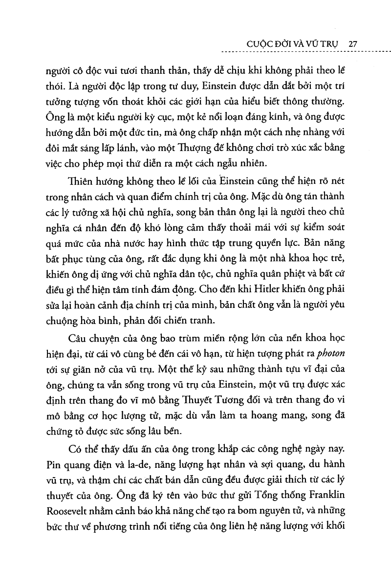 einstein cuộc đời và vũ trụ (tái bản 2022) - Ảnh 10