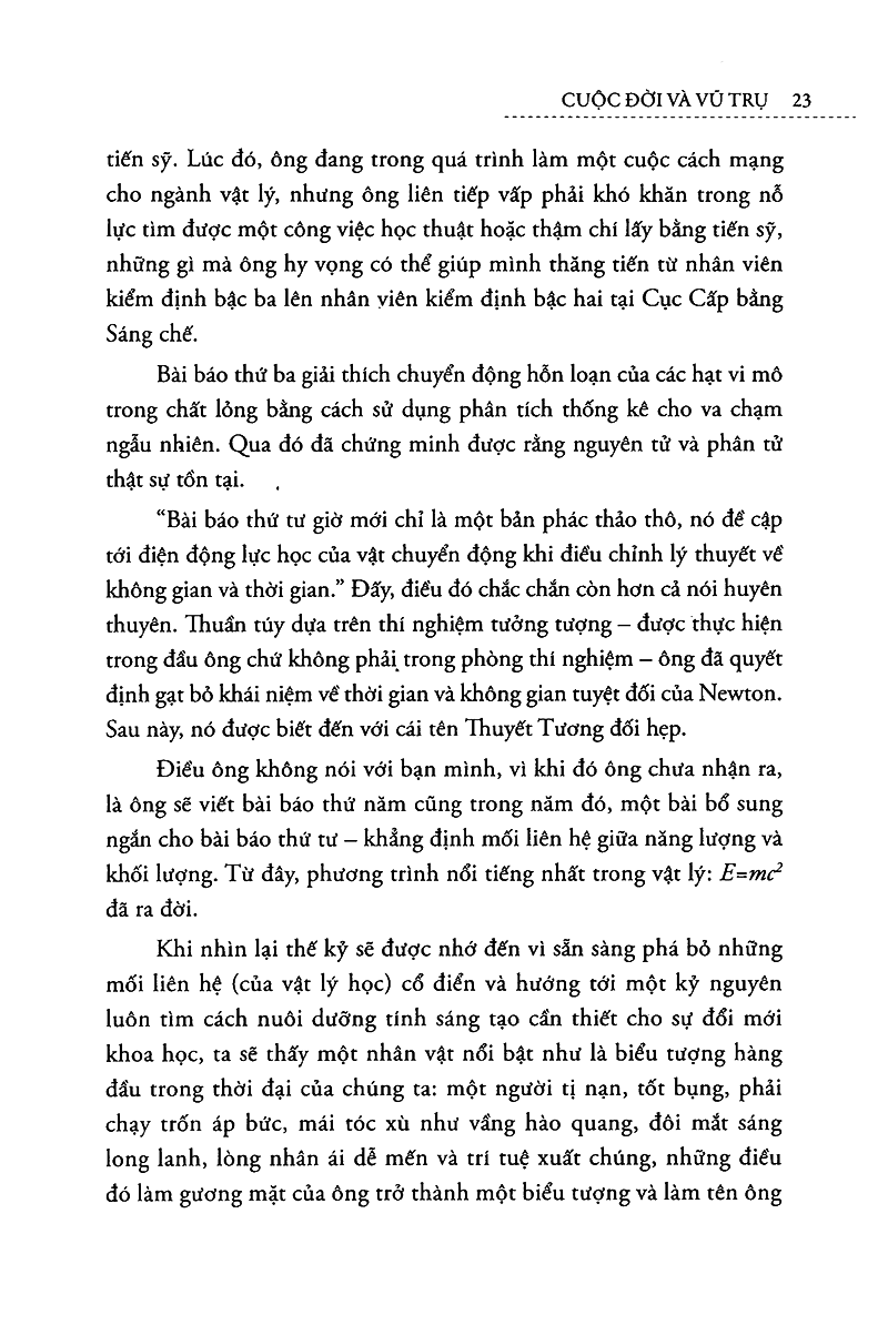 einstein cuộc đời và vũ trụ (tái bản 2022) - Ảnh 6