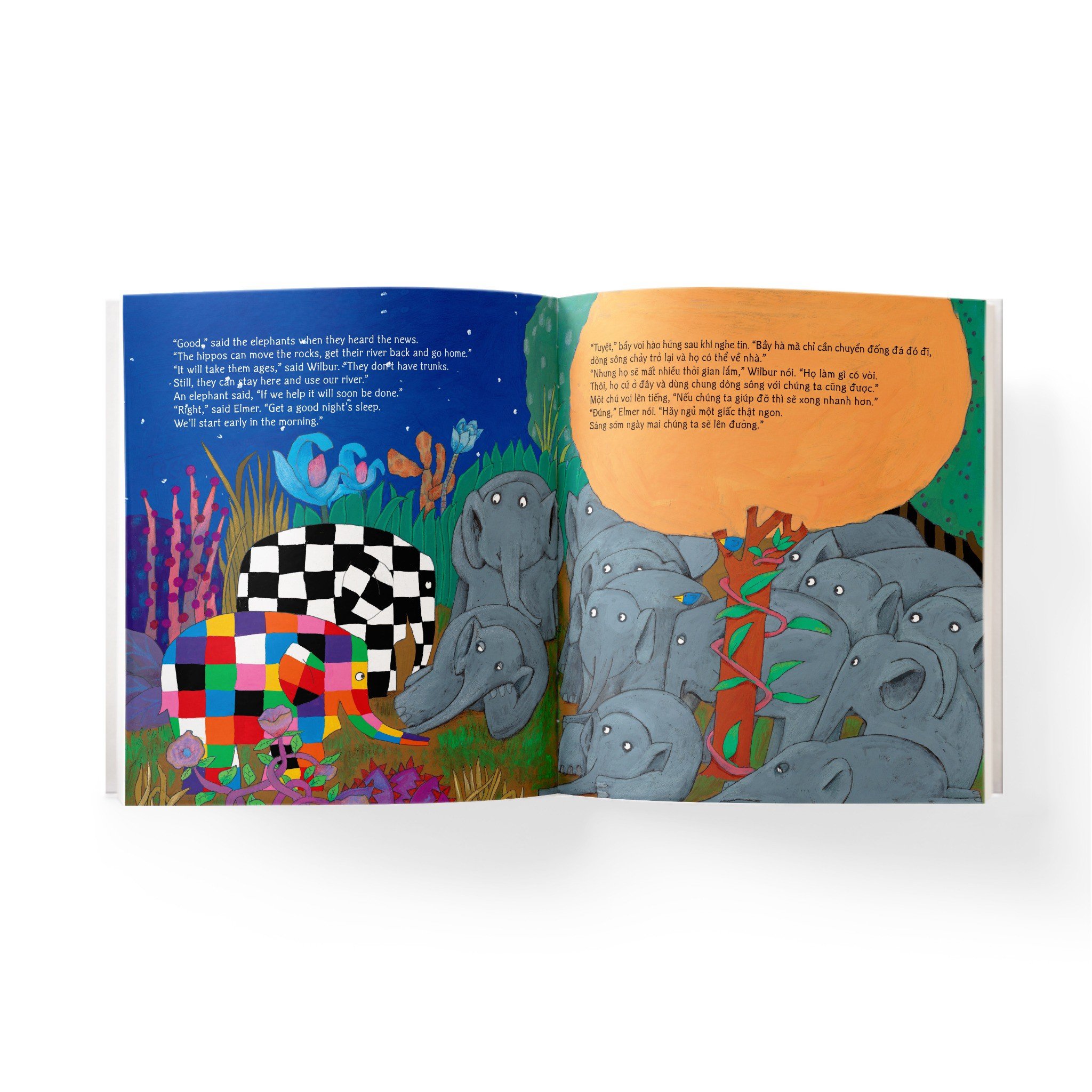 elmer and the hippos - elmer và bầy hà mã - song ngữ anh-việt - Ảnh 4