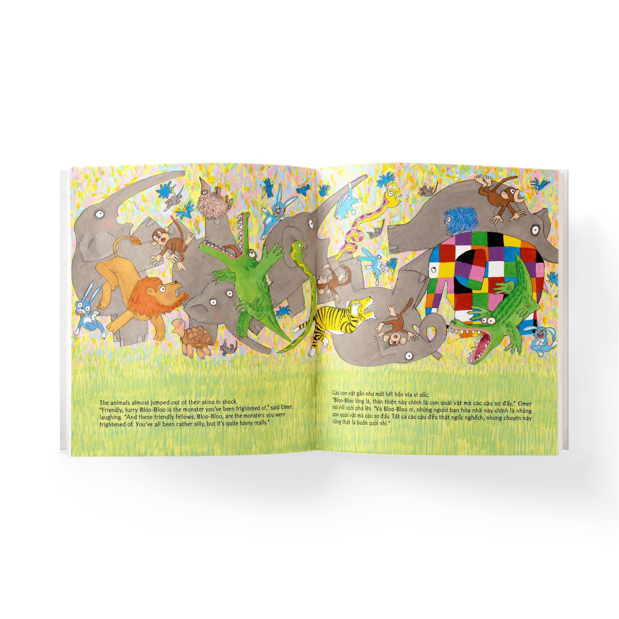 elmer and the monster - elmer và quái vật - song ngữ anh-việt - Ảnh 5