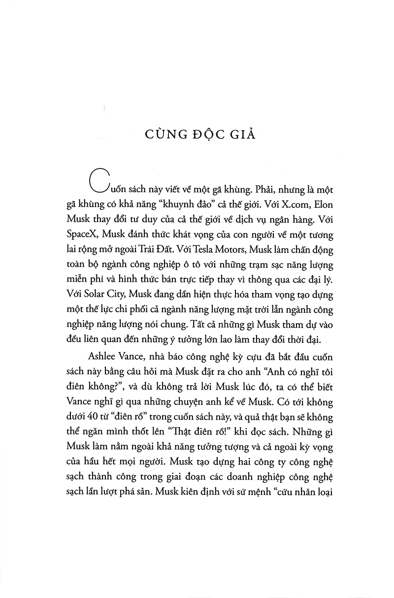 elon musk - tesla, spacex và sứ mệnh tìm kiếm một tương lai ngoài sức tưởng tượng - bìa cứng (tái bản 2023) - Ảnh 5